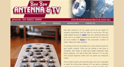 Desktop Screenshot of bawbawantenna.com.au